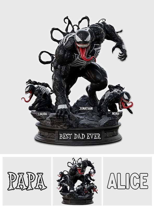 Best Dad Ever - Personalized Clown Prince of Crime Custom Shaped Acrylic Plaque