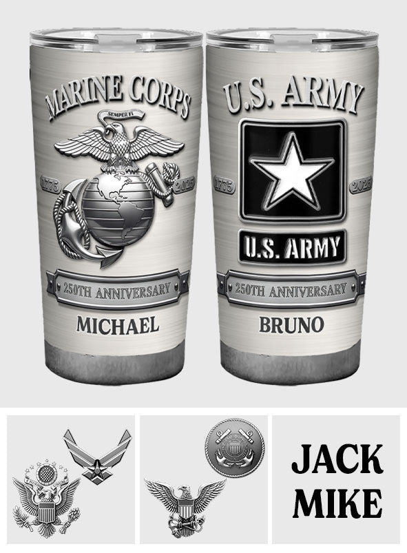 Proud Veteran - Personalized Veteran Tumbler