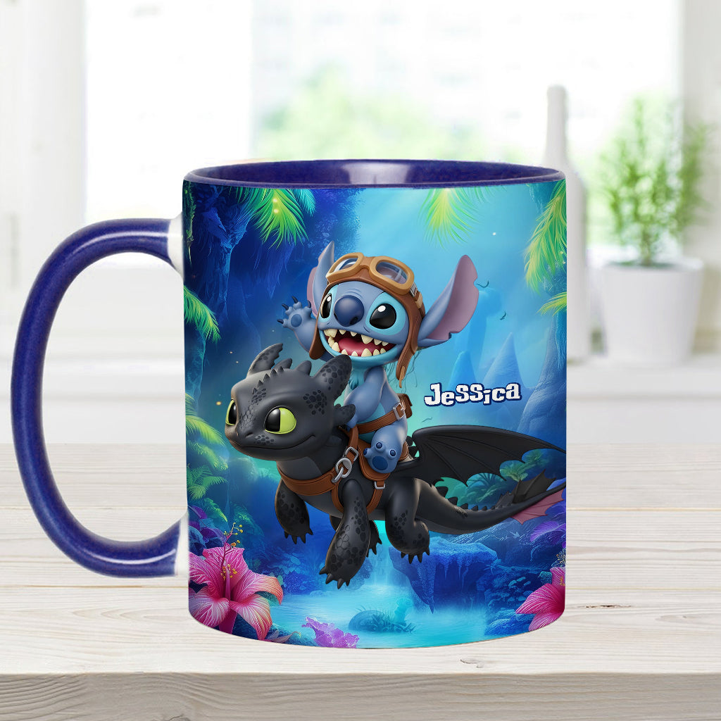 Two Little Monsters - Personalized Accent Mug