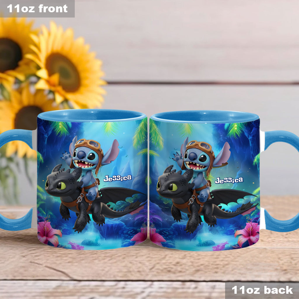 Two Little Monsters - Personalized Accent Mug