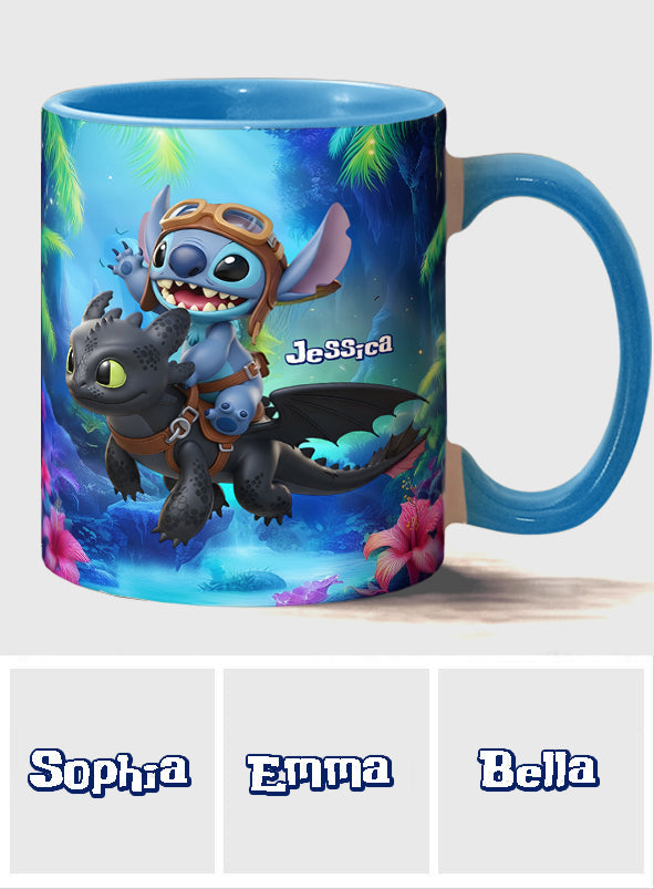Two Little Monsters - Personalized Accent Mug
