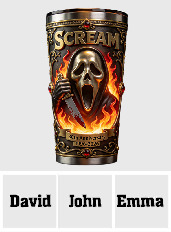 30th Anniversary - Personalized Scream Tumbler