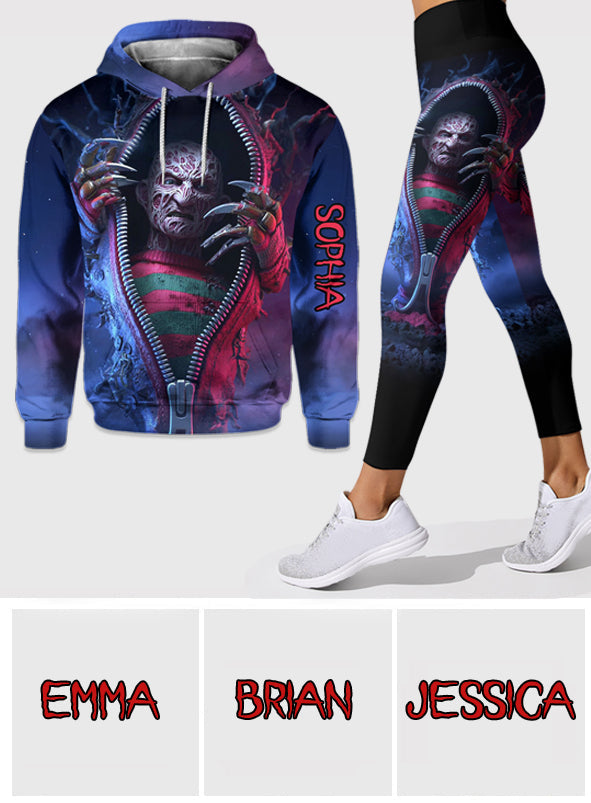 Scary Halloween - Personalized Horror Character Hoodie and Leggings