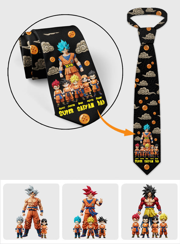 Strong Dad - Personalized Seven Balls Necktie