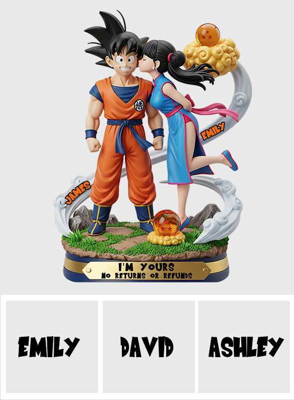 I'm Your No Return Or Refunds - Personalized Seven Balls Custom Shaped Acrylic Plaque