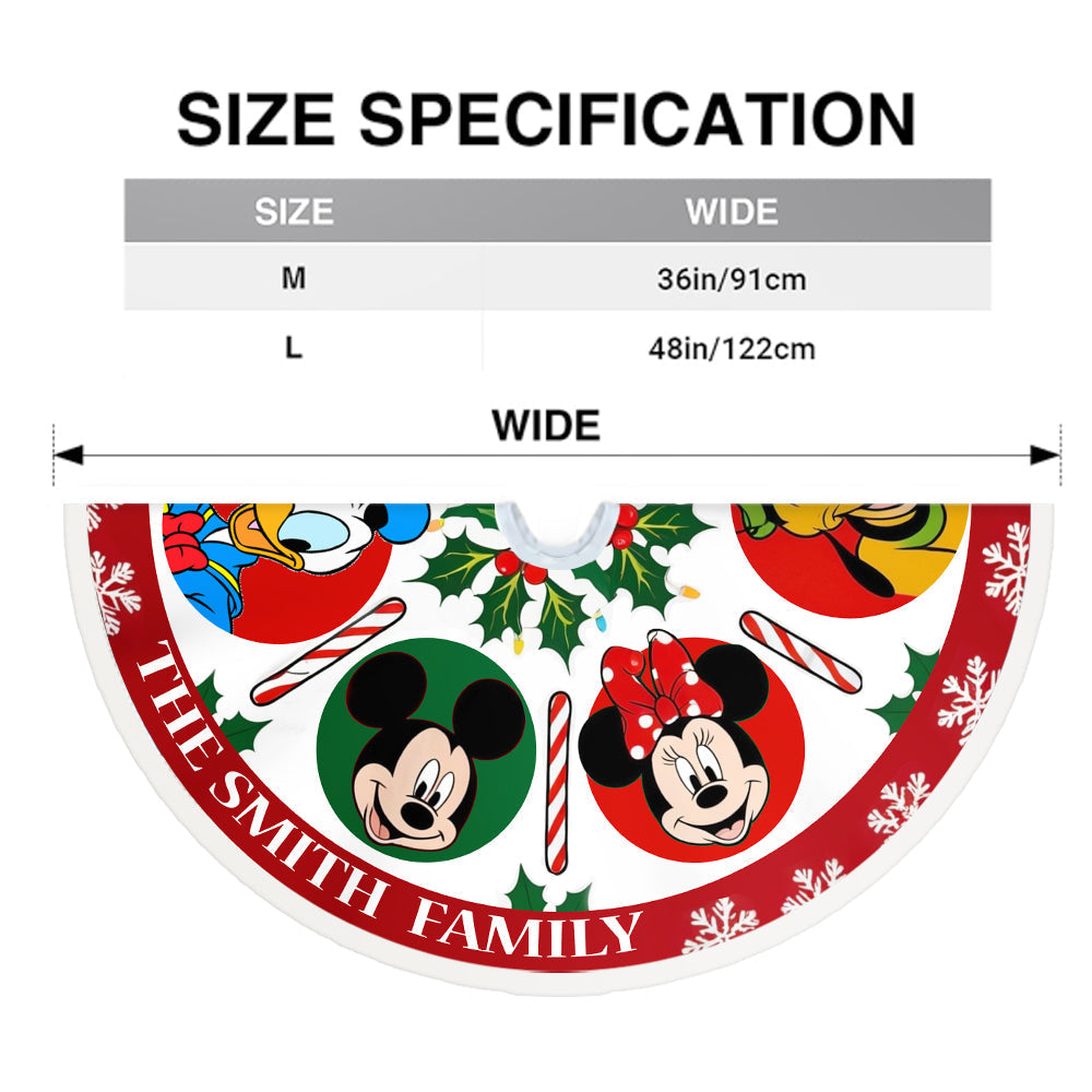 Family Crew - Personalized Mouse Tree Skirt