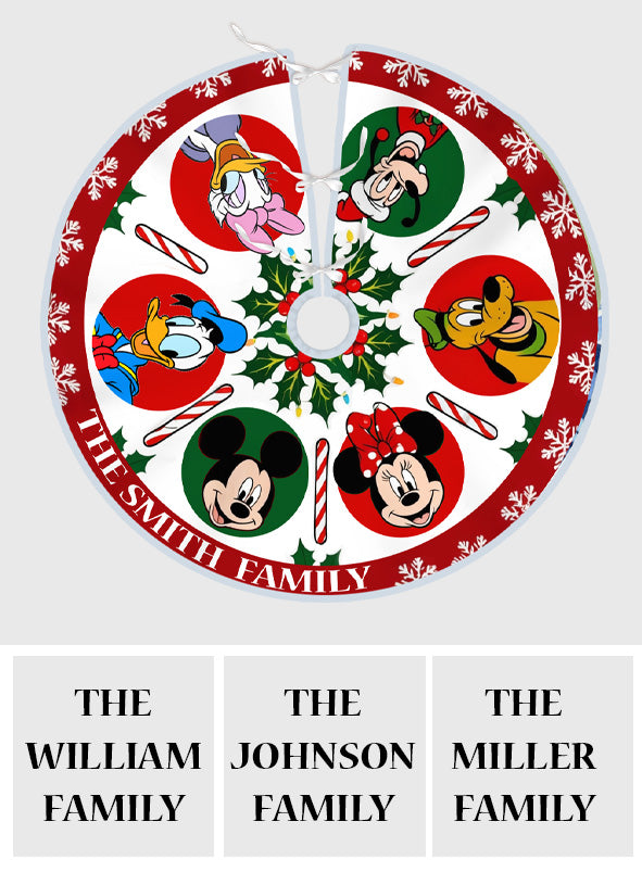Family Crew - Personalized Mouse Tree Skirt