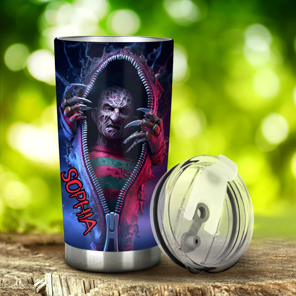 Scary Halloween - Personalized Horror Character Tumbler