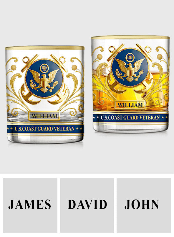 This We'll Defend - Personalized Veteran Whiskey Glass