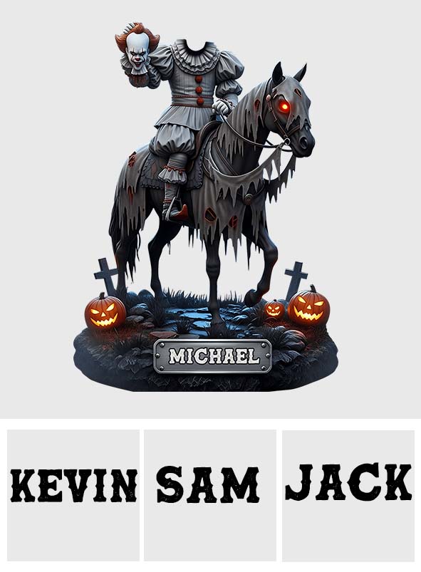 Horror Headless Knight - Personalized Horror Character Custom Shaped Acrylic Plaque