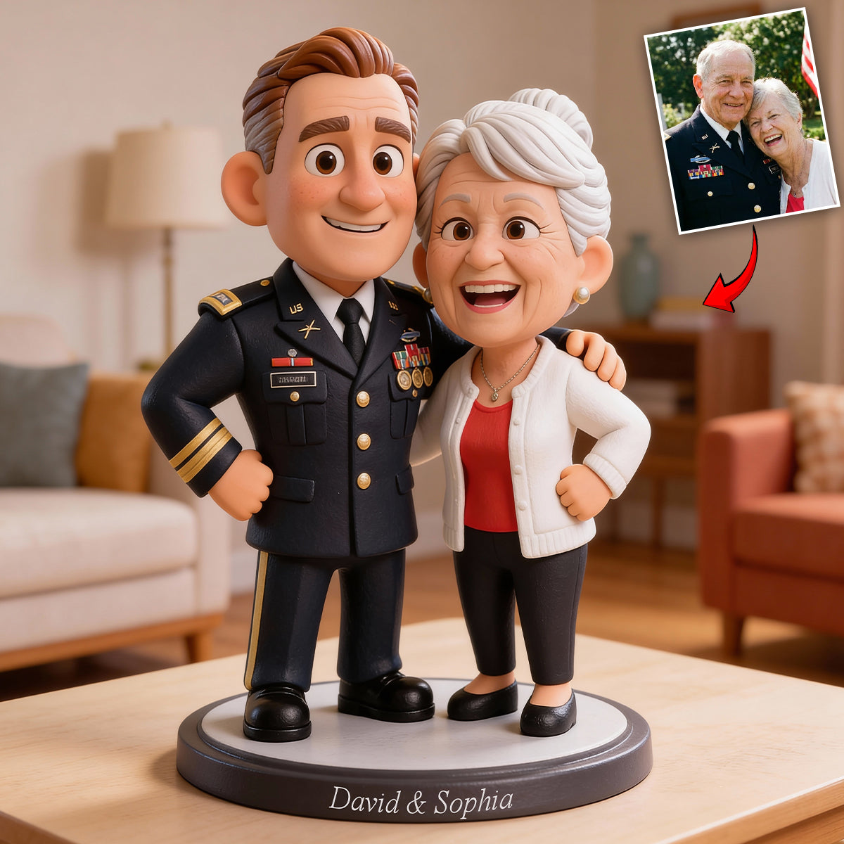 Couple Gift - Personalized Couple Custom Shaped Acrylic Plaque
