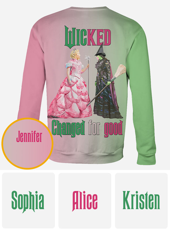 Changed For Good - Personalized Witch All Over Shirt