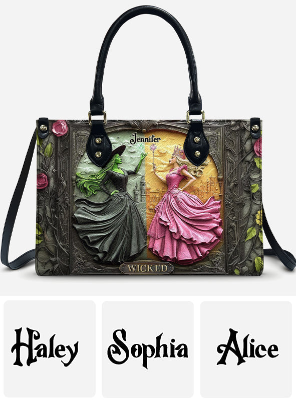 Changed For Good Witch & Princess - Personalized Leather Handbag