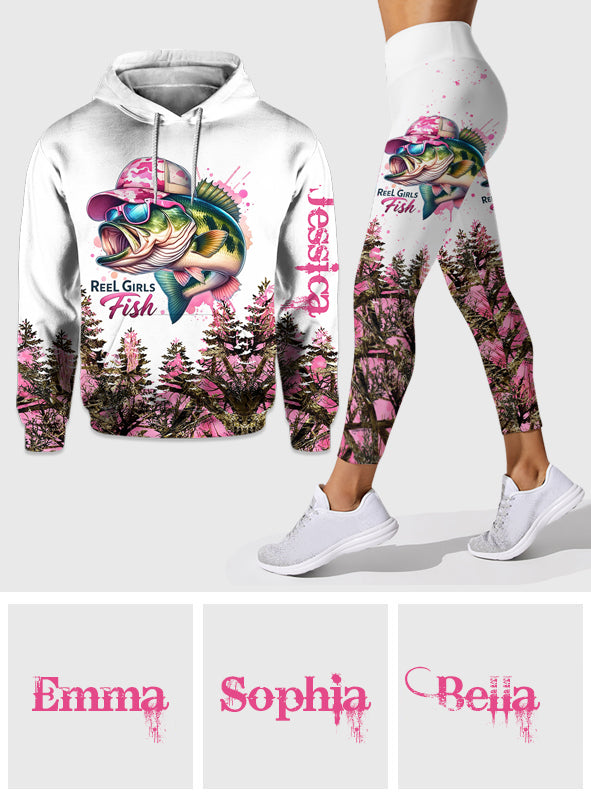 Reel Girl - Personalized Fishing Hoodie and Leggings