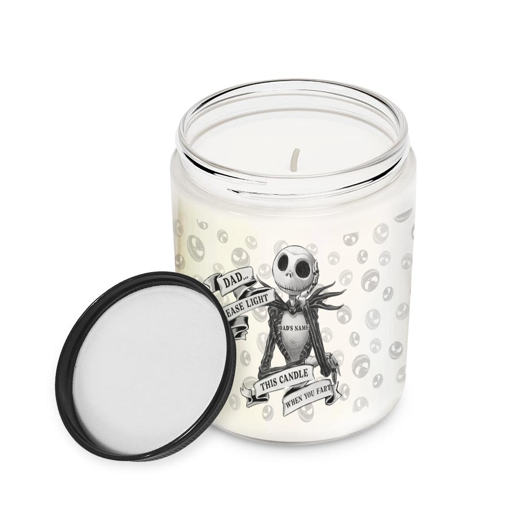 Dad Please - Personalized Nightmare Candle