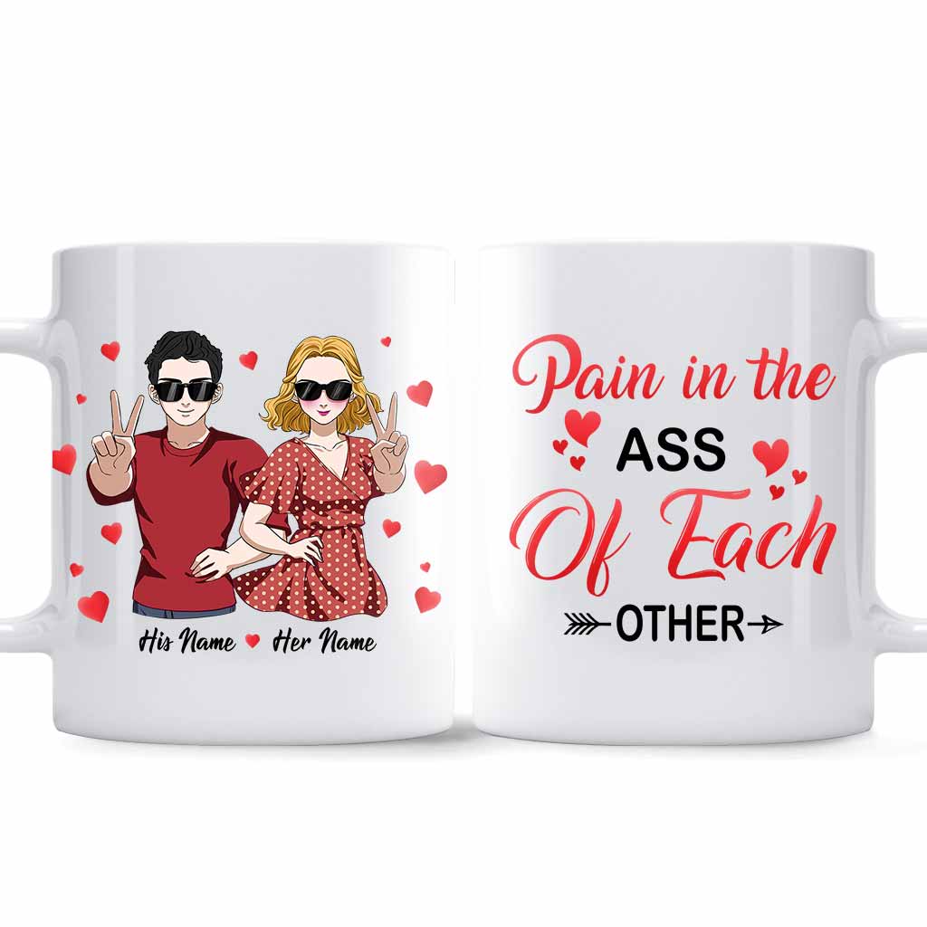 Pain In That - Personalized Couple Mug