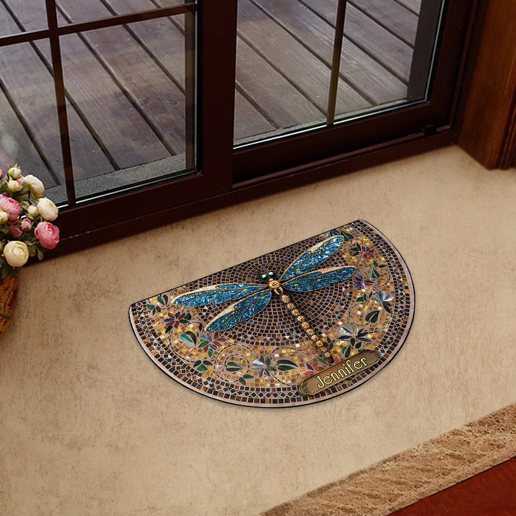 Welcome To The House Of A Gardener - Personalized Gardening Shaped Doormat