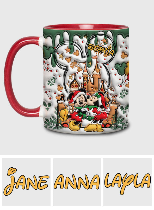Magical Christmas - Personalized Mouse Accent Mug