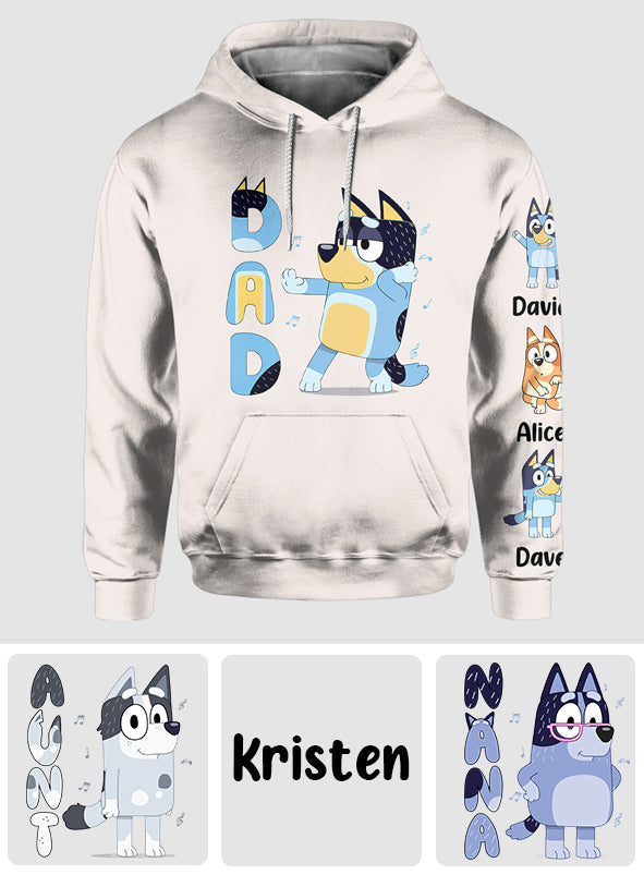 Cool Mum Chistmas Gift for Mom, Dad, Aunt, Uncle, Nana, Grandpa - Personalized All Over Shirt