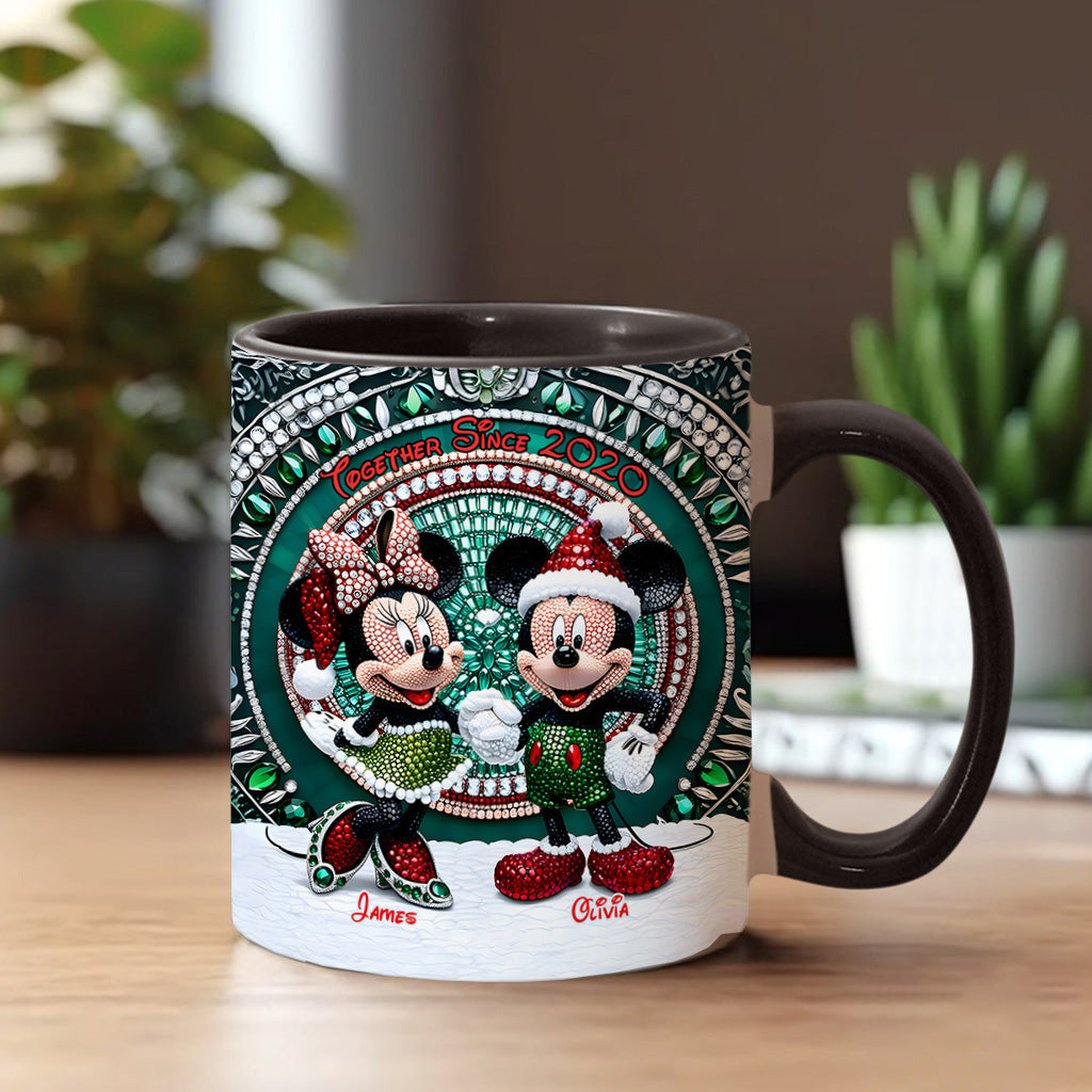 Magic Couple - Personalized Mouse Accent Mug