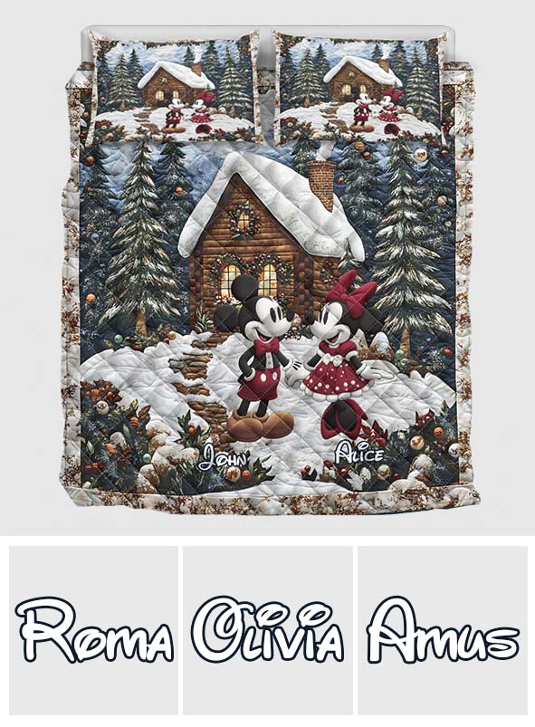 You & Me We Got This - Personalized Mouse Quilt Set