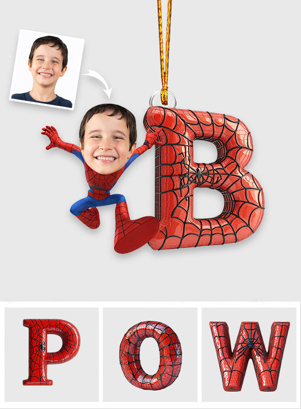 Spider Alphabet Letters - Personalized Kid Ornament