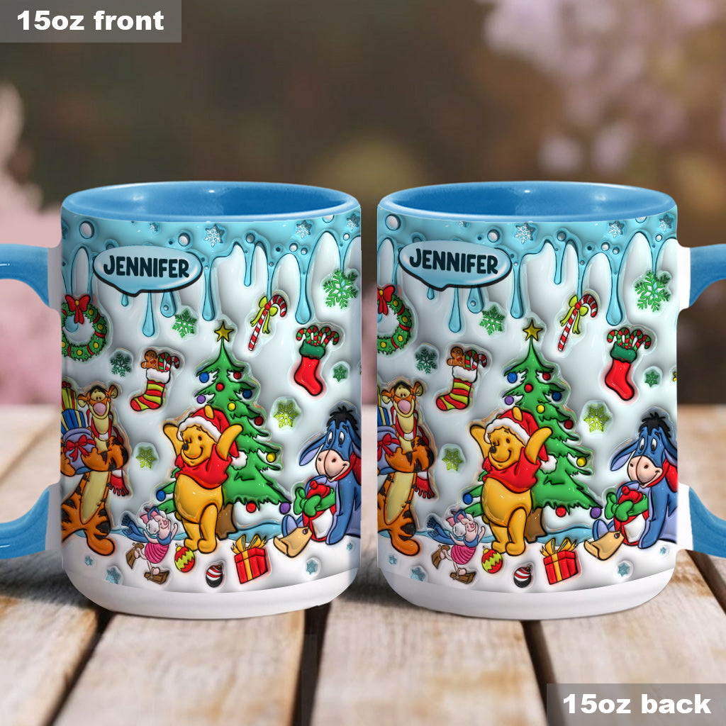 Merry Christmas - Personalized Mouse Accent Mug