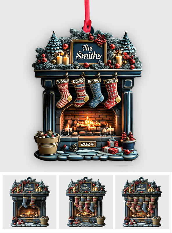 Merry Christmas 2024 - Personalized Family Ornament