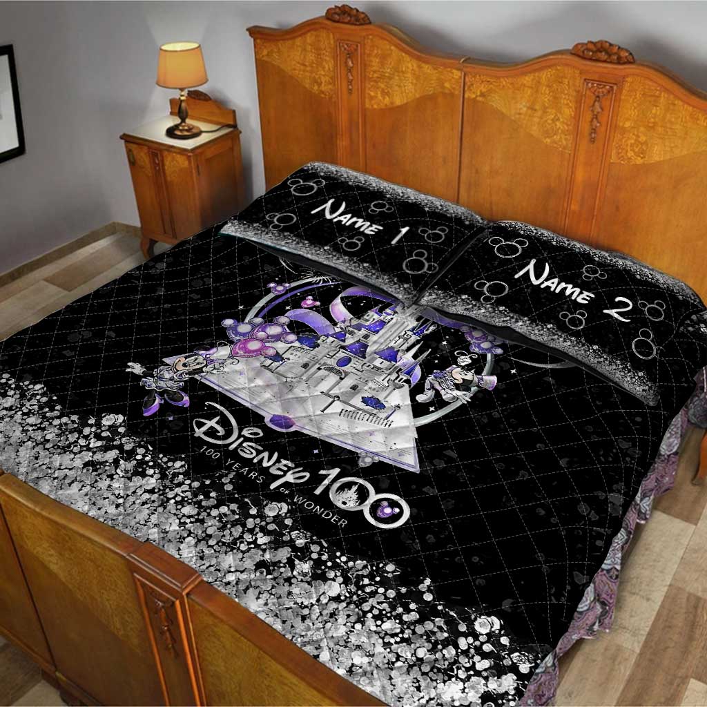 100 Years Of Wonder - Personalized Mouse Quilt Set