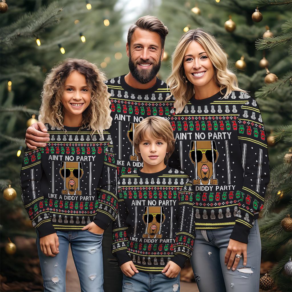 Ain't No Party - Personalized Ugly Sweater