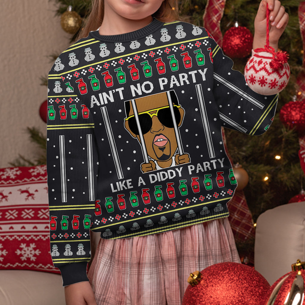 Ain't No Party - Personalized Ugly Sweater