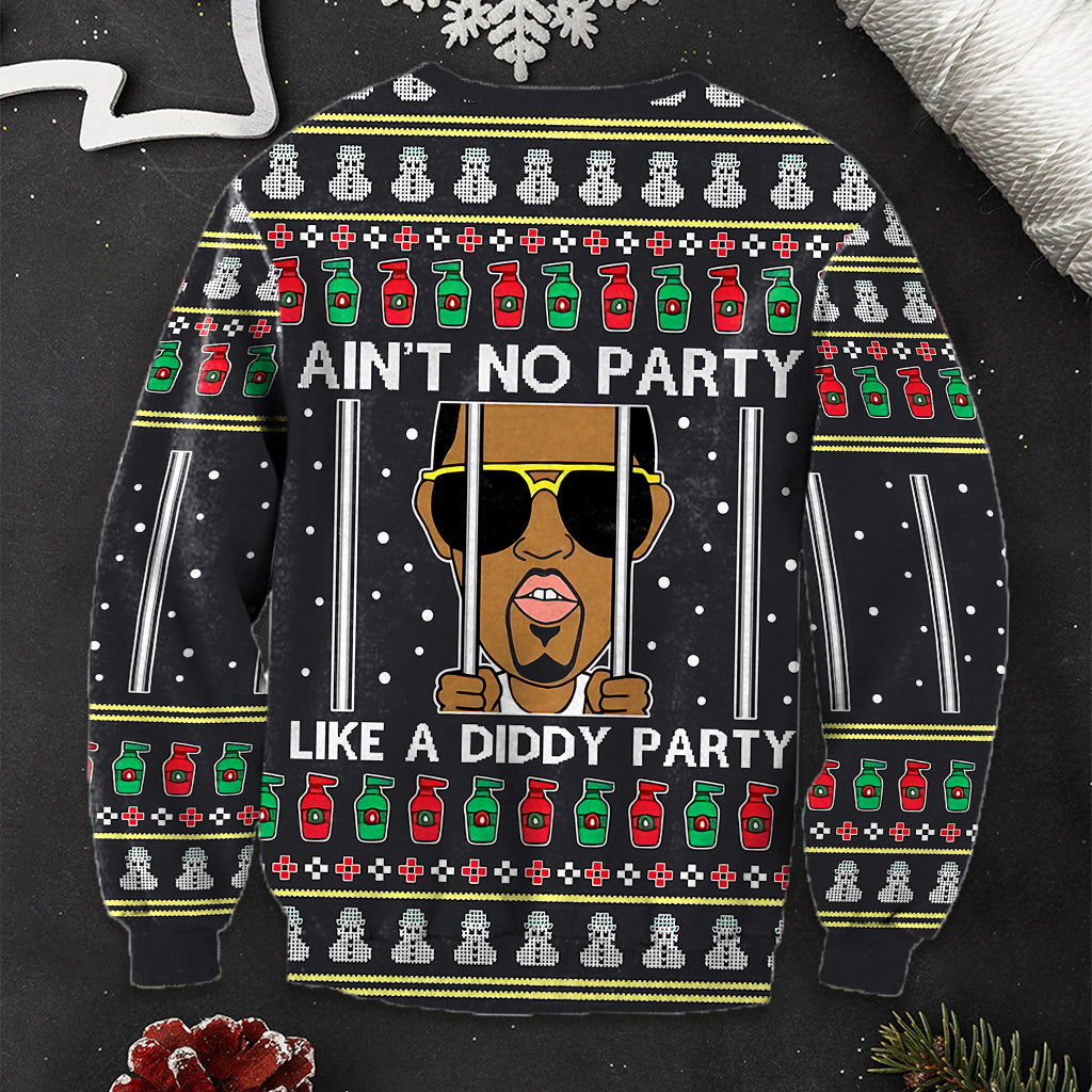 Ain't No Party - Personalized Ugly Sweater