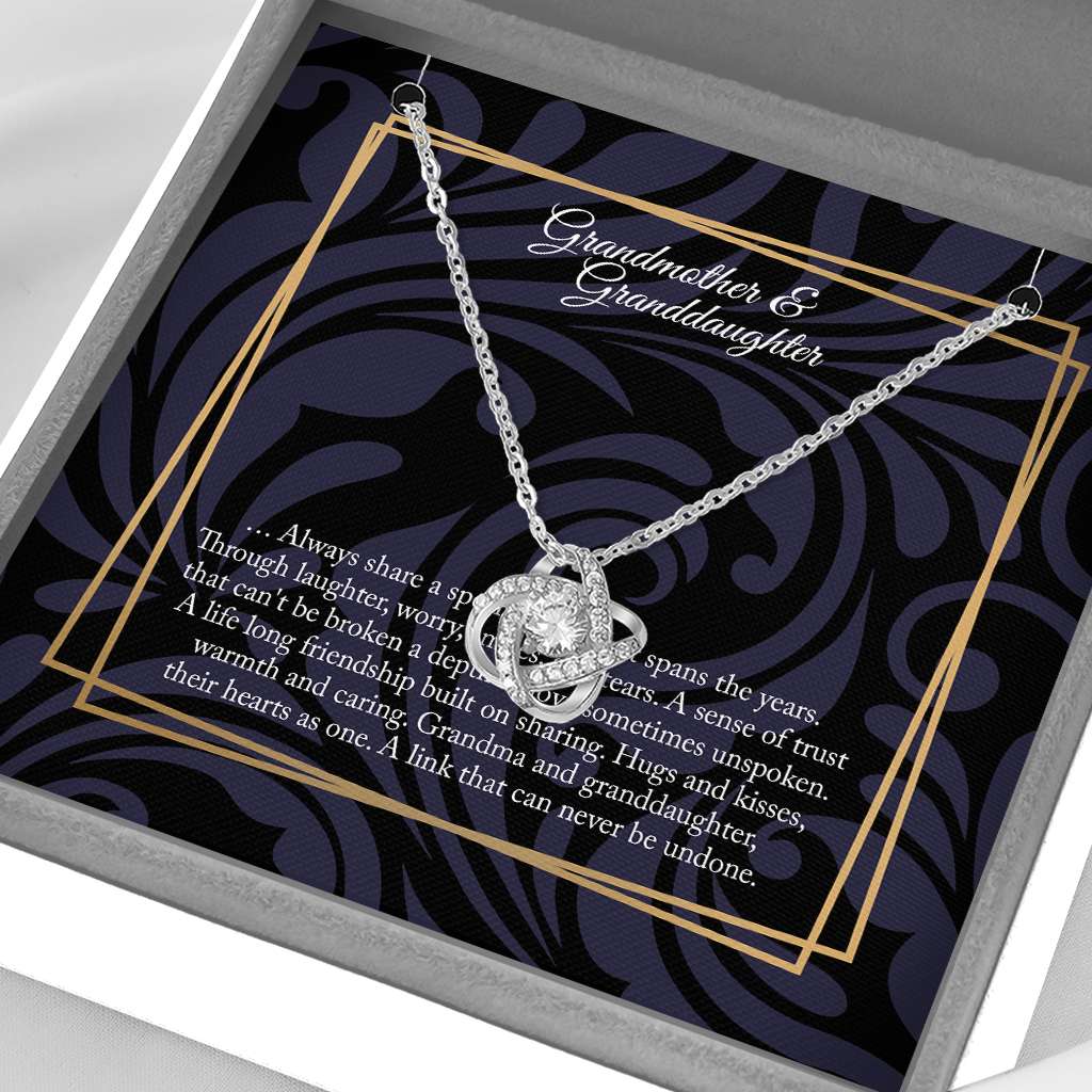 Grandma Sweet Grandma Gift Grandma Gift - Grandma Love Knot Necklace 0921