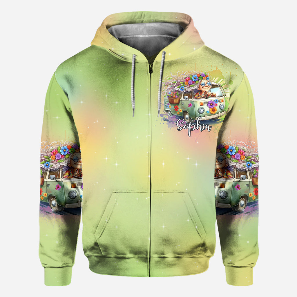 Running Against The Wind - Personalized Hippie All Over Shirt
