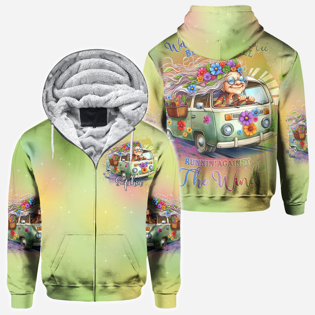 Running Against The Wind - Personalized Hippie All Over Shirt