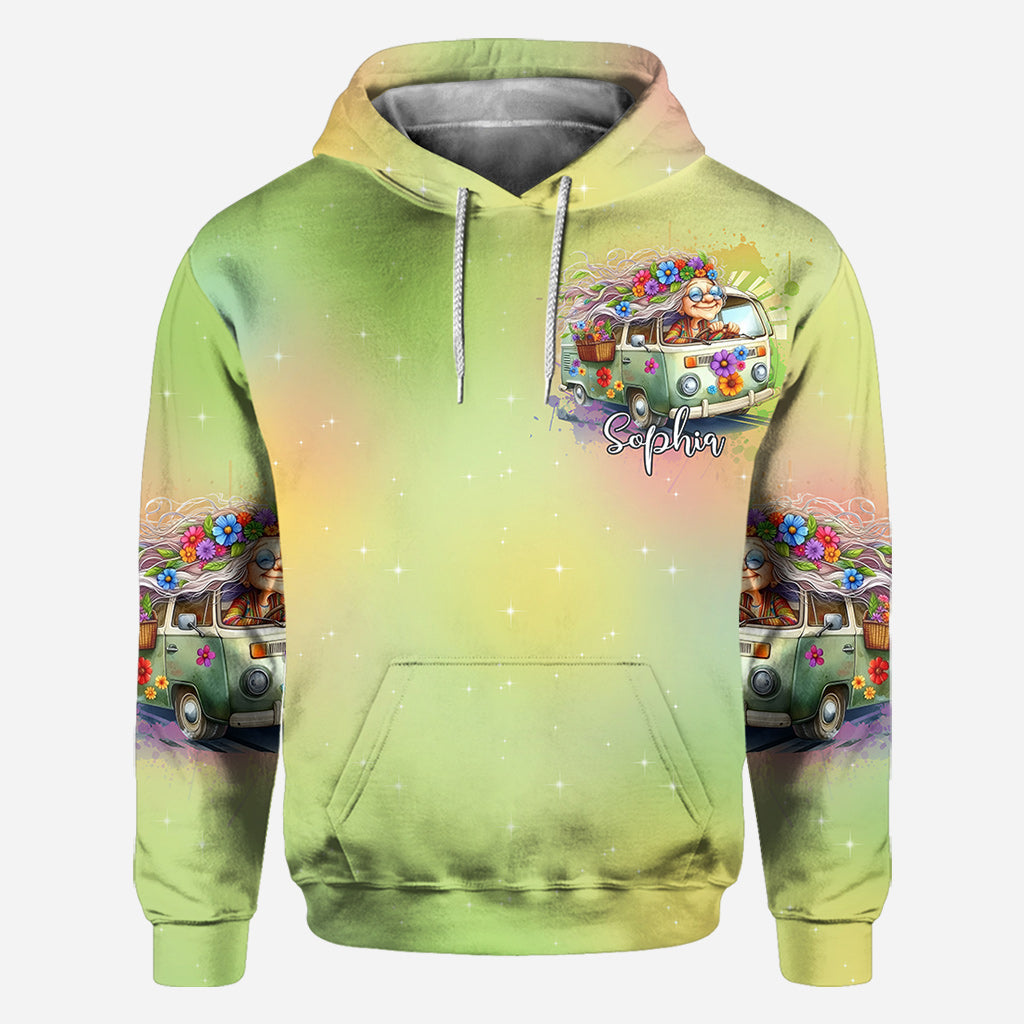 Running Against The Wind - Personalized Hippie All Over Shirt