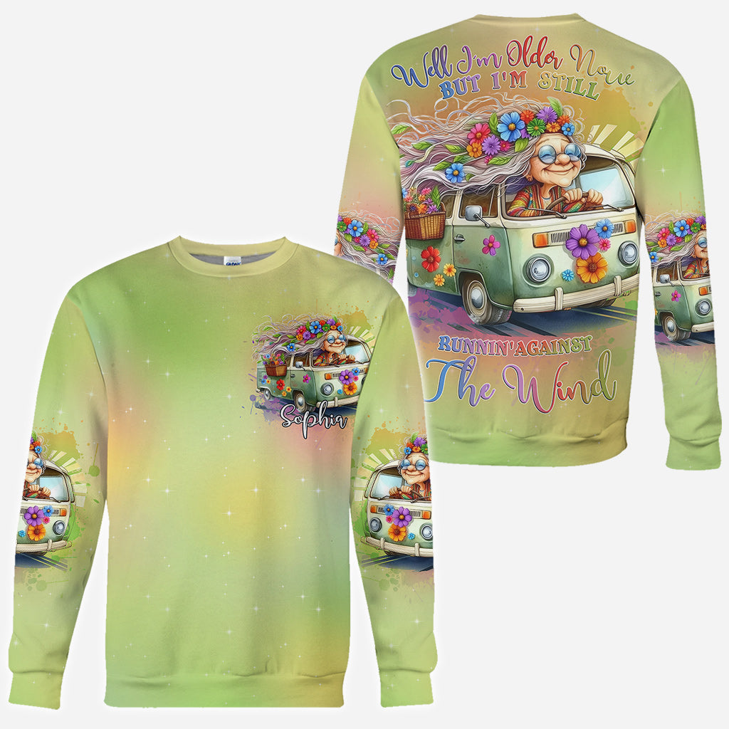 Running Against The Wind - Personalized Hippie All Over Shirt
