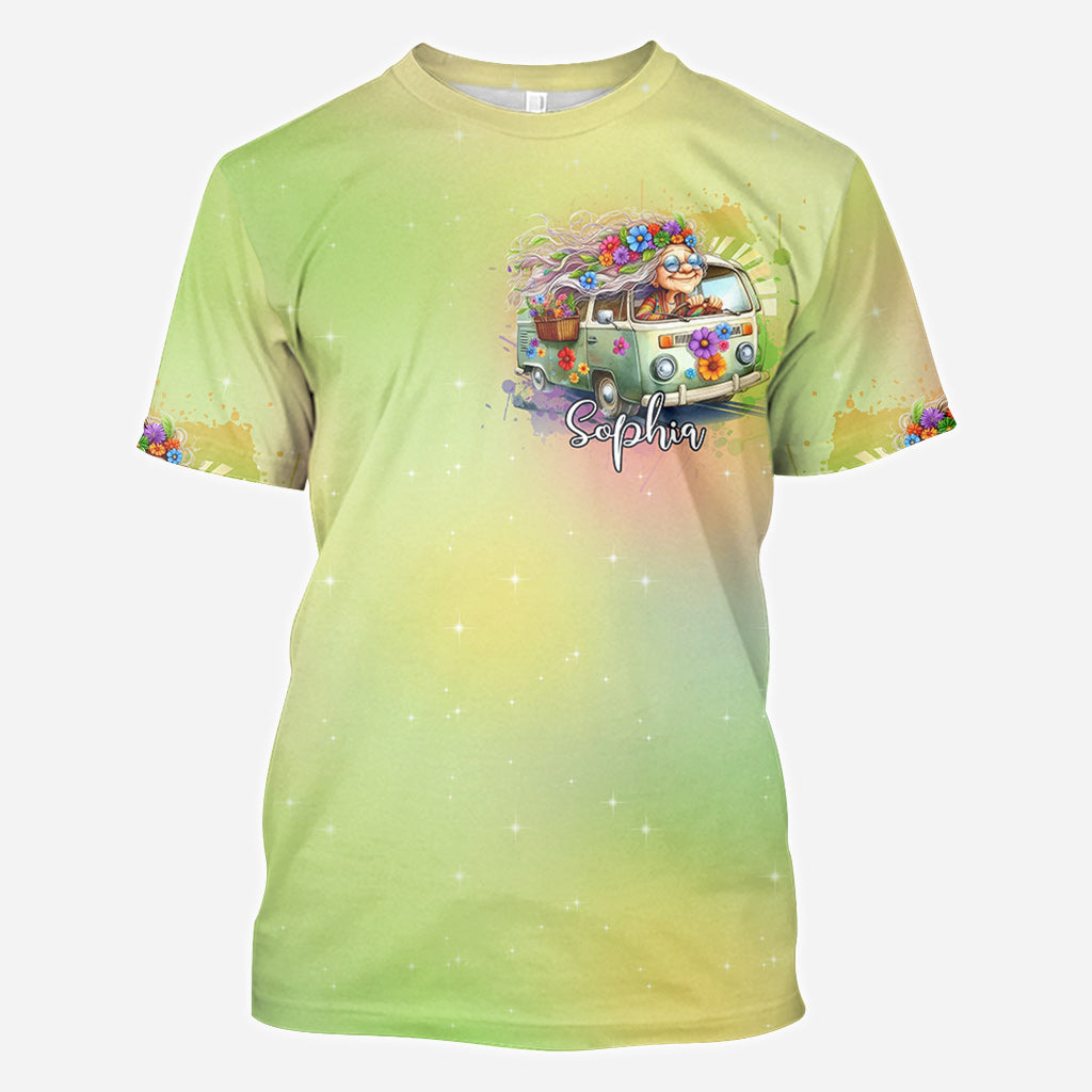 Running Against The Wind - Personalized Hippie All Over Shirt