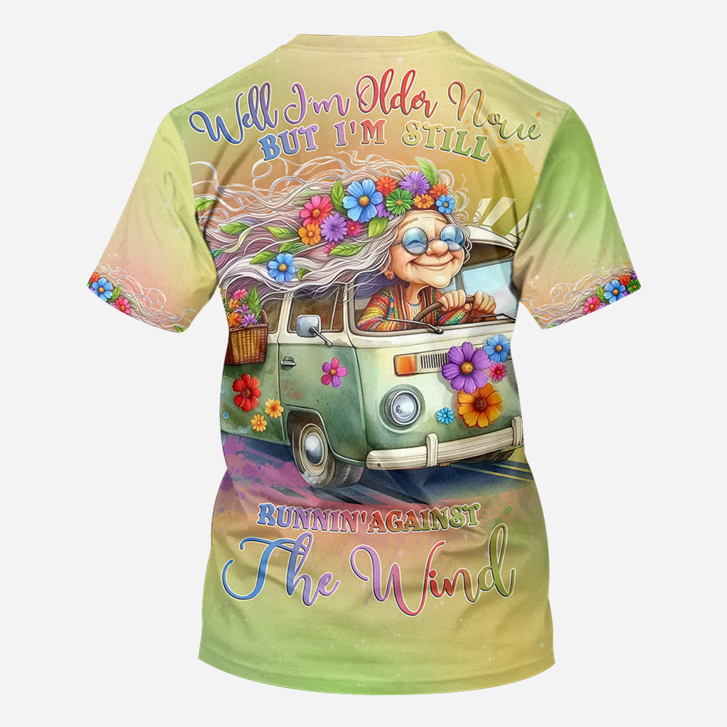 Running Against The Wind - Personalized Hippie All Over Shirt