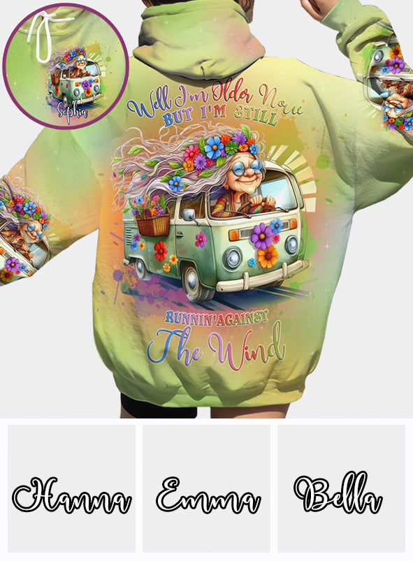 Running Against The Wind - Personalized Hippie All Over Shirt