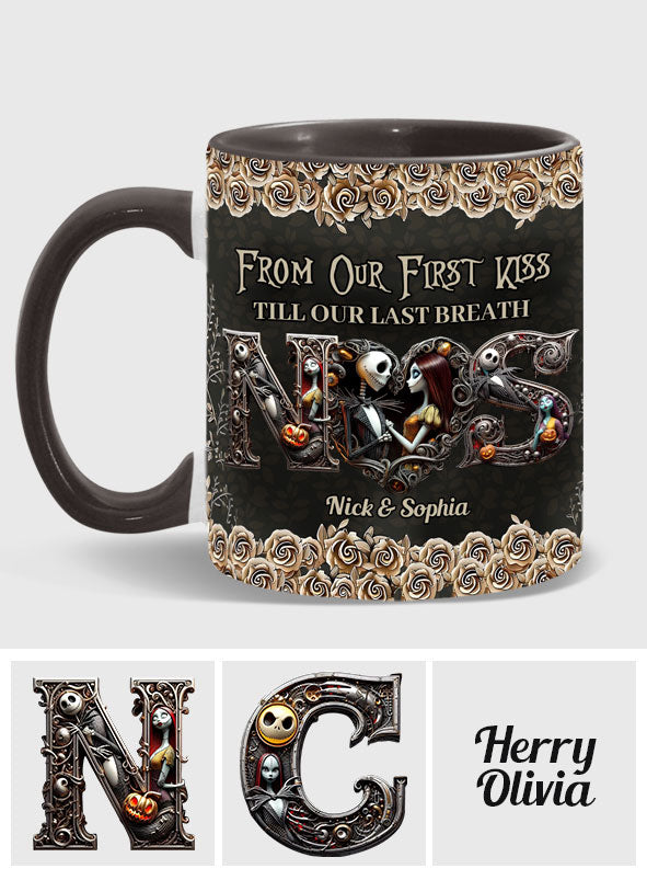 Till Dead Do Us Part - Personalized Nightmare Accent Mug