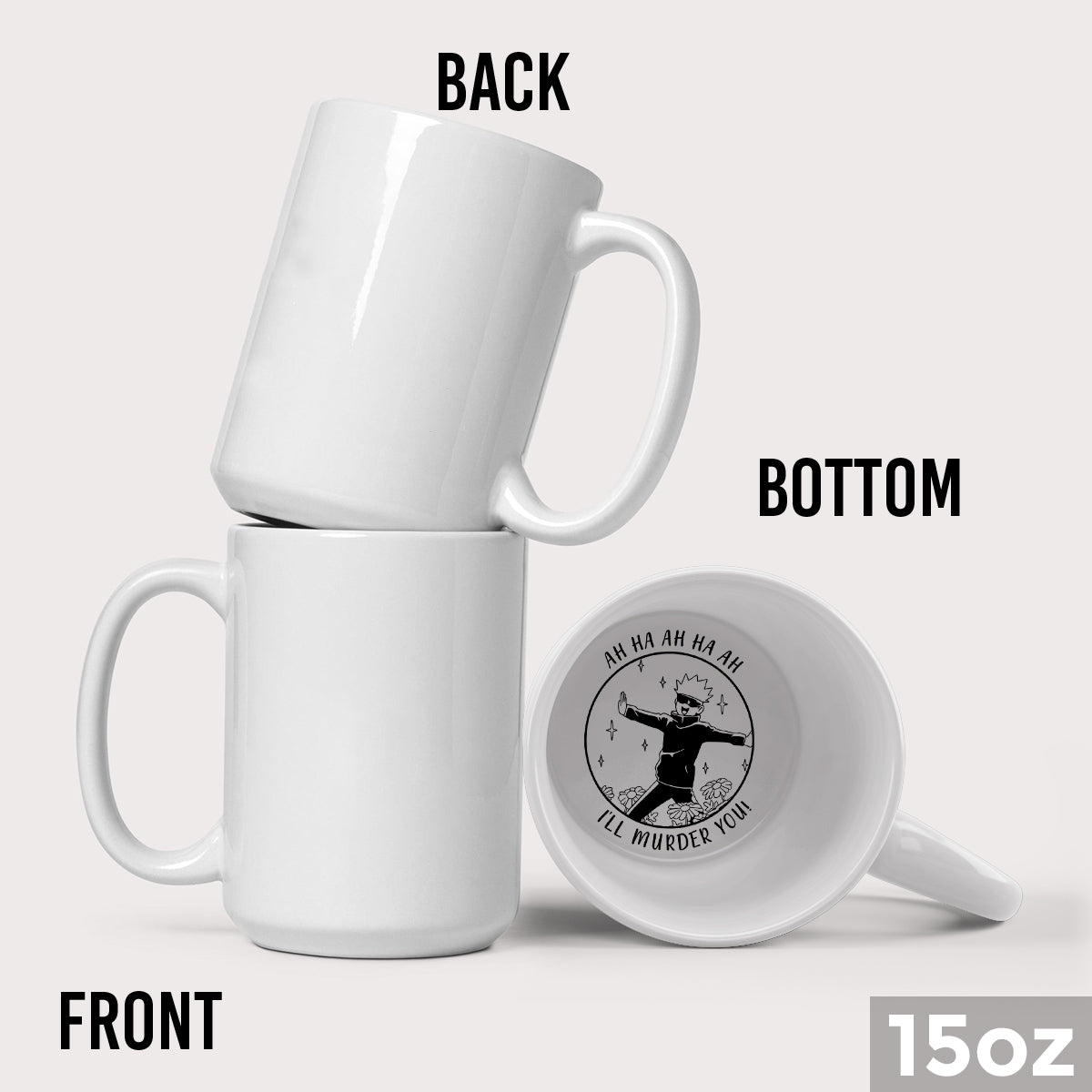 Anime Funny Ah Ha Ha - Hidden Message Mug