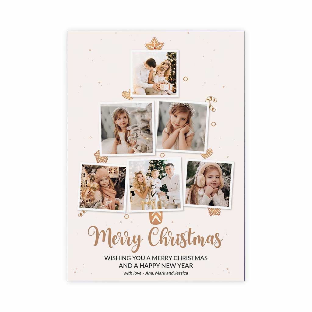 Personalized Greeting Gift Card Merry Christmas