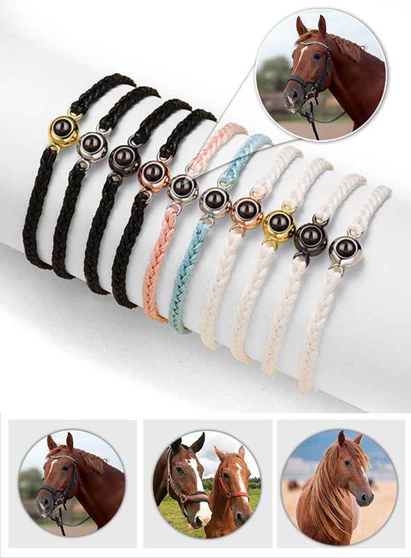 I Love My Horse - Personalized Horse Projection Bracelet