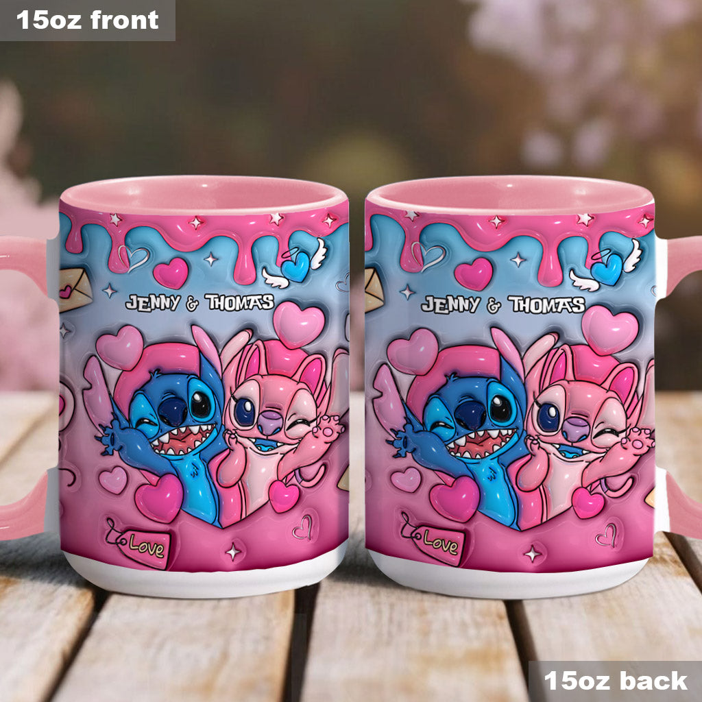 You And Me - Personalized Ohana Accent Mug