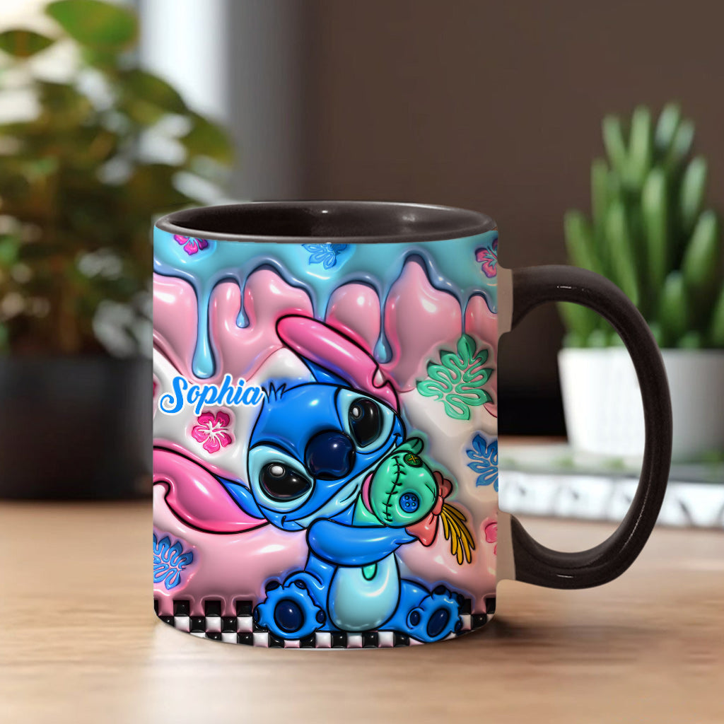 Ohana Means Family - Personalized Ohana Accent Mug