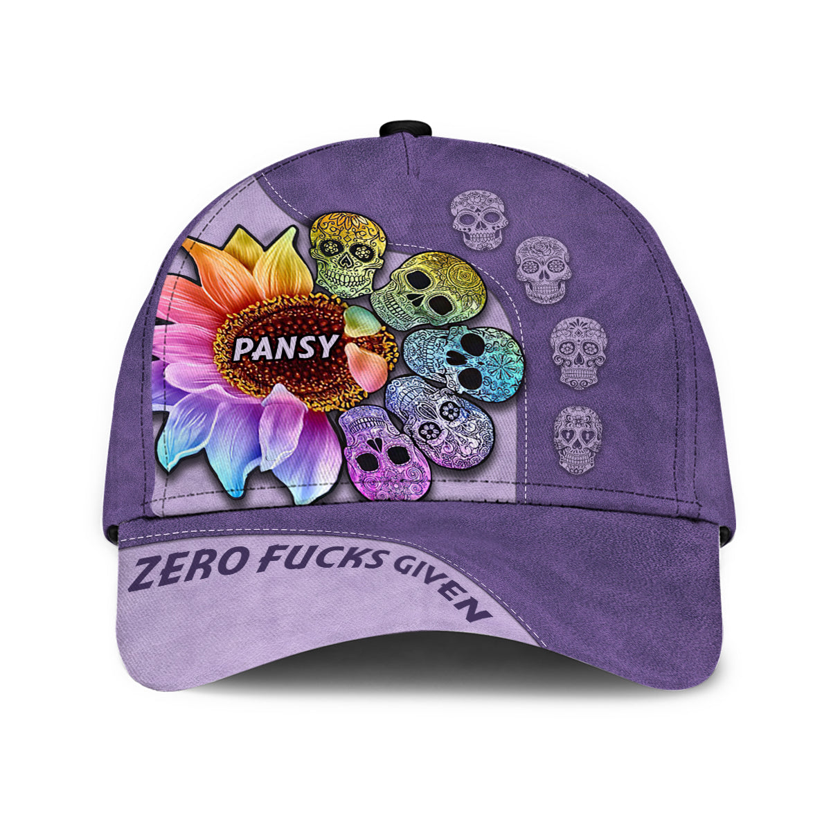Zero F Given - Personalized Skull Classic Cap