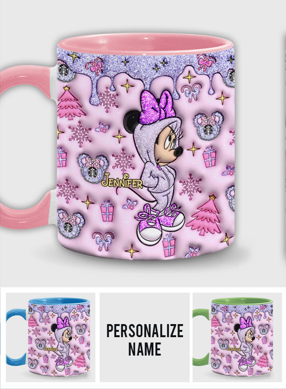 Magical Christmas - Personalized Mouse Accent Mug