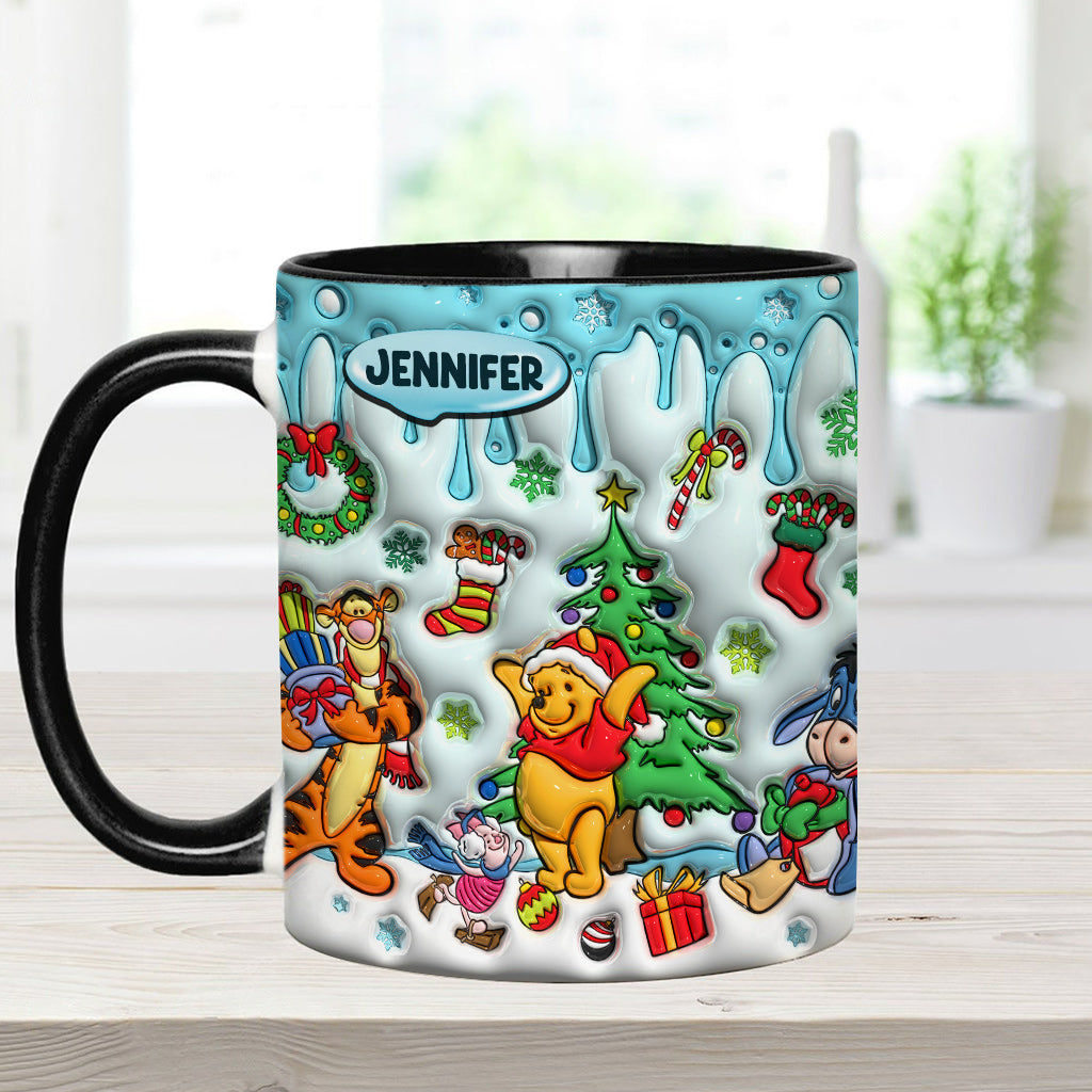 Merry Christmas - Personalized Mouse Accent Mug