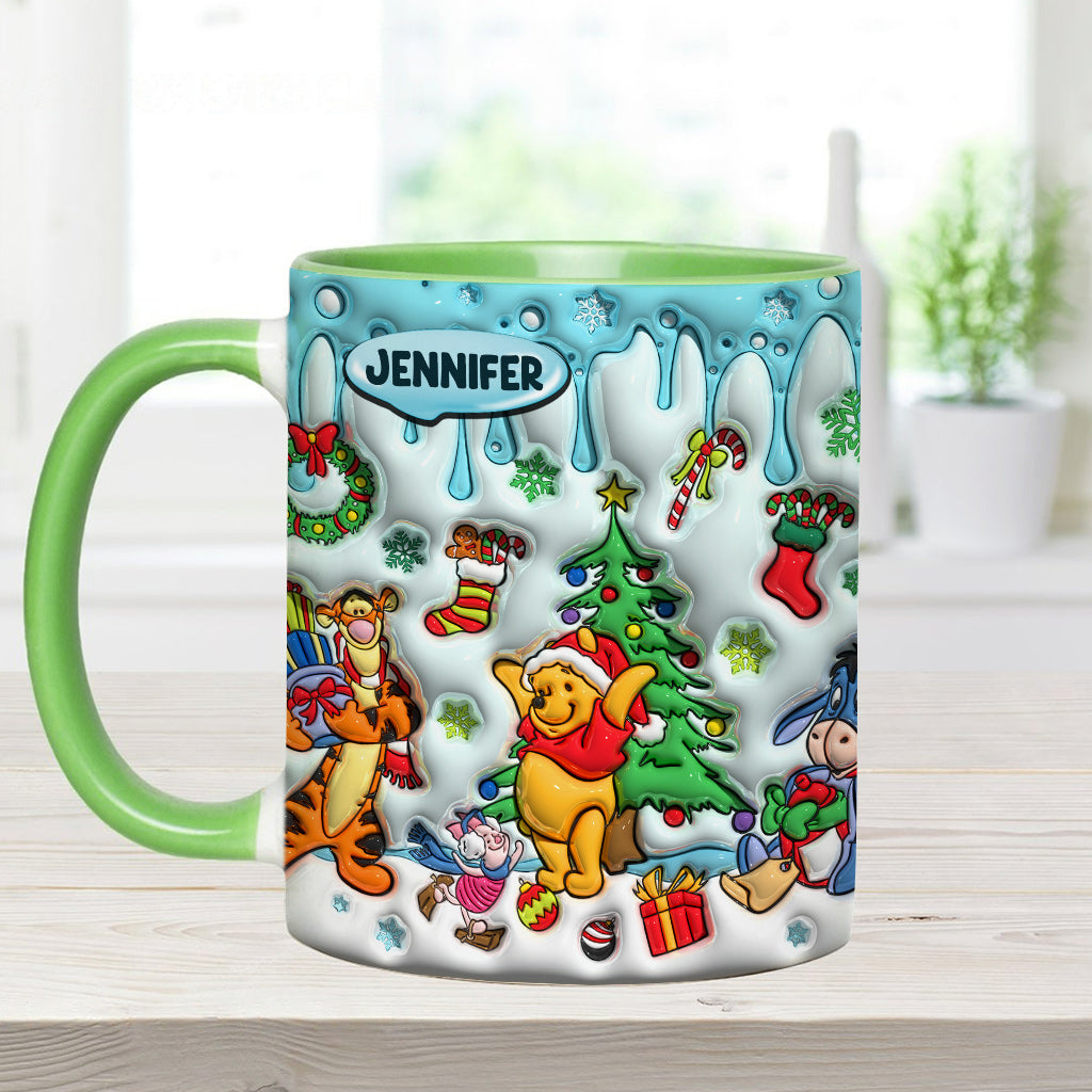 Merry Christmas - Personalized Mouse Accent Mug